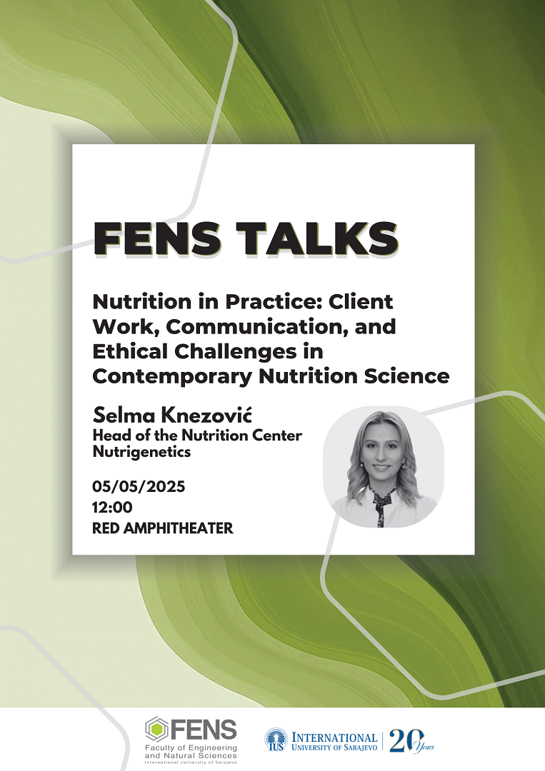 FENS Talk: Nutrition in Practice: Client Work, Communication and Ethical Challenges in Contemporary Nutrition Science