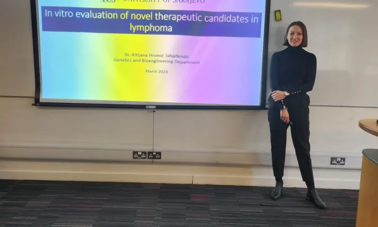 Dr. Altijana Hromić-Jahjefendić at Physiological Oxygen Lab Training School, King's College London