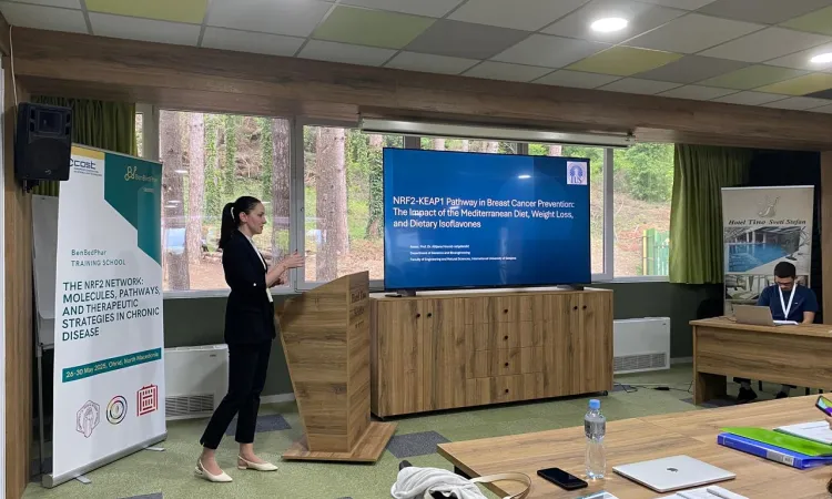 IUS representative at the Prestigious NRF2 Training School in North Macedonia