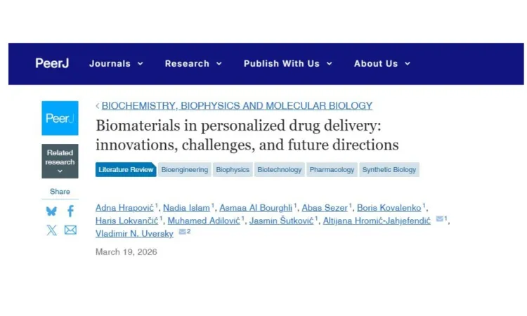 Student-Driven Research: New Review Paper Published in PeerJ