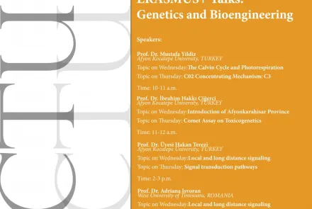 ERASMUS+ Talks: Genetics and Bioengineering